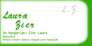 laura zier business card